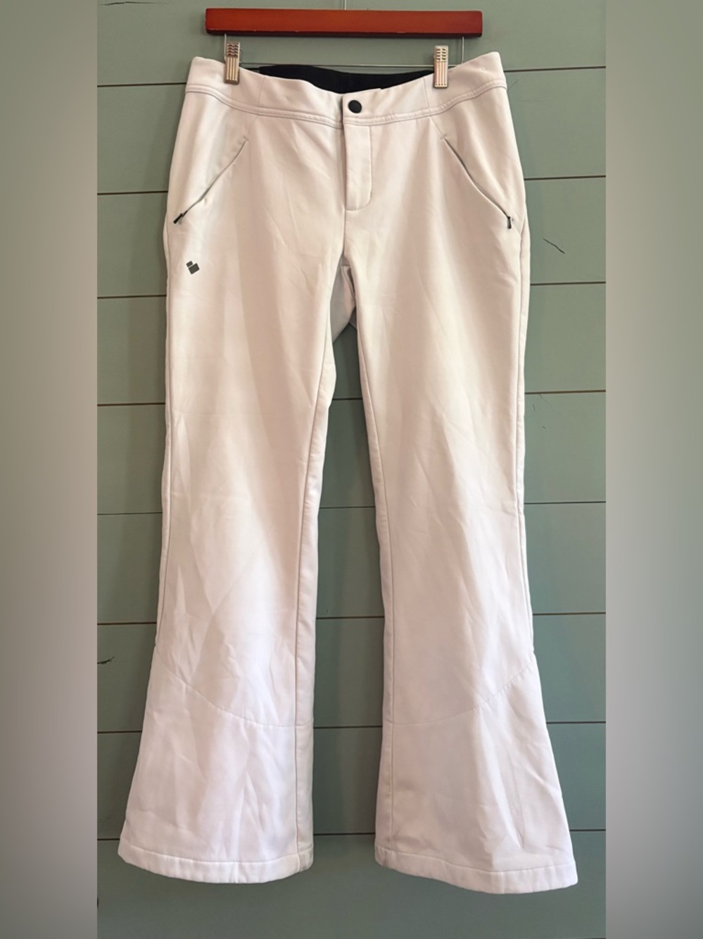 Obermeyer White Hilary Stretch Pant Winter Ski Pants Size 8 Short